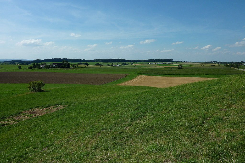 Landschaft bei Bad Waldsee in Oberschwaben, Aug.2012