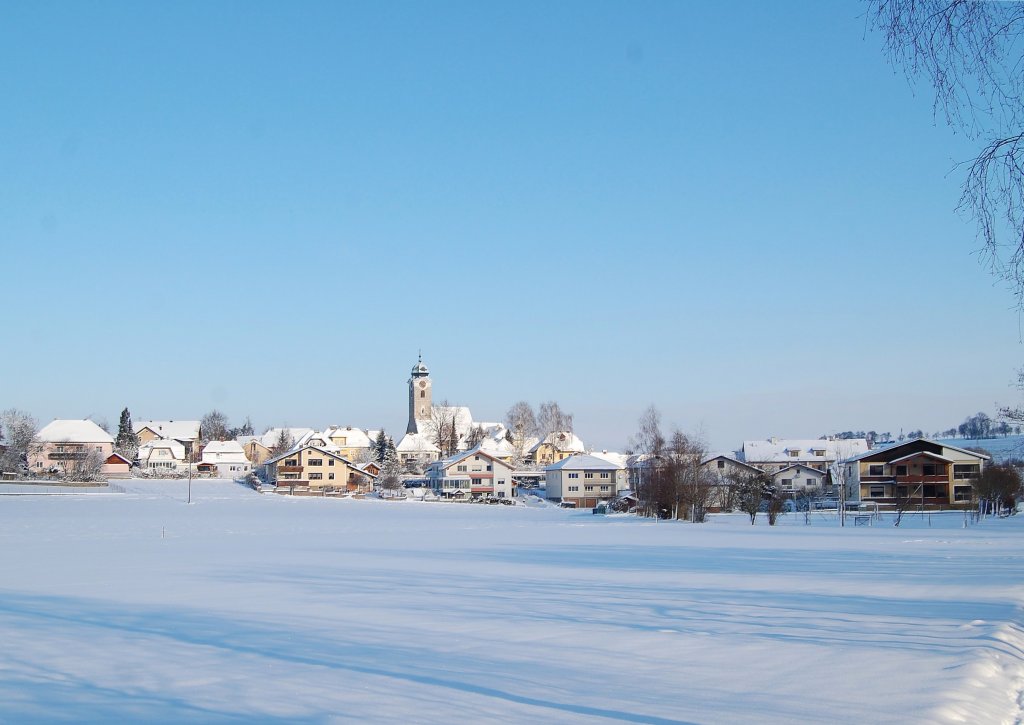 Meine Heimatgemeinde Wartberg an der Krems im Winterkleid!(12.12.2012)