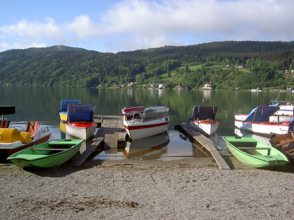 Millsttter See, Blick auf das Sdufer (18.05.2013)