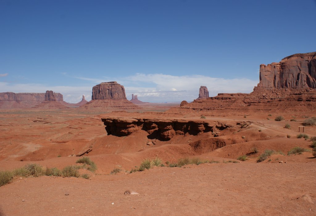 Monument Valley am 26.09.2012 (Hier wurde der erste Western mit John Wayne gedreht!)