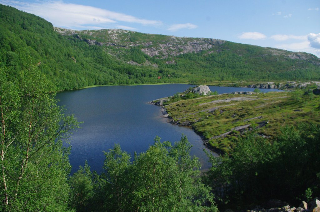 Nordlivatnet See im Valvikdalem Tal (29.06.2013)