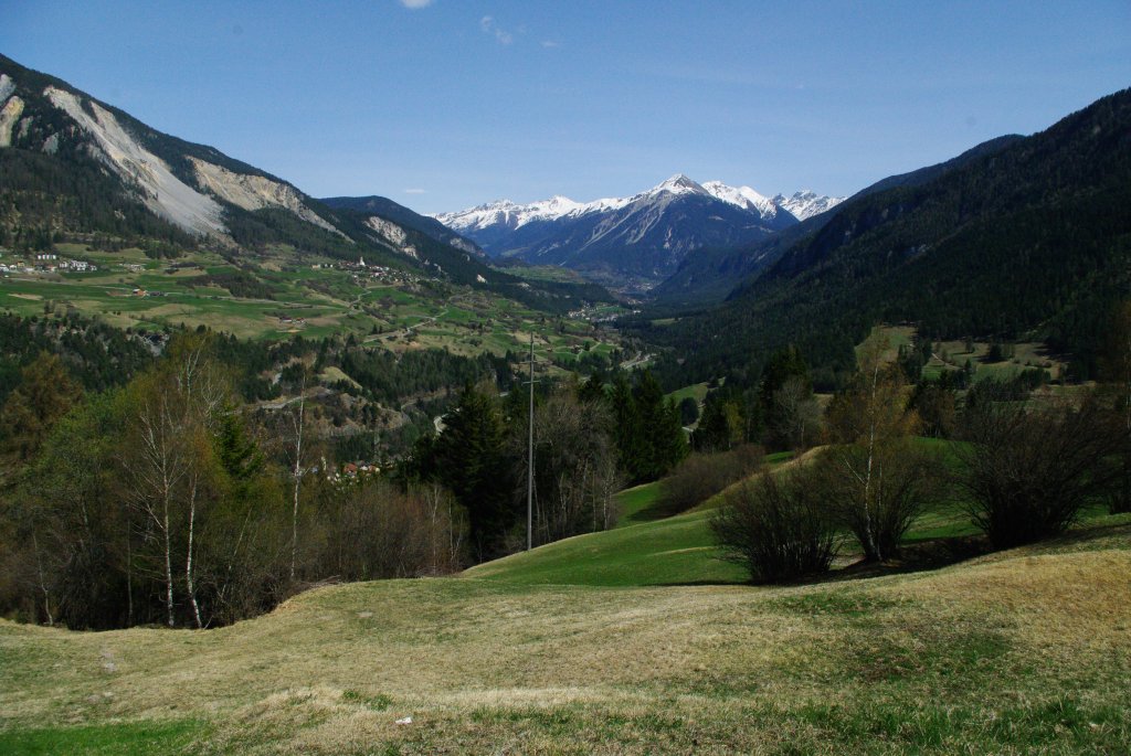 Oberhalbstein Tal bei Mons Richtung Savognin (10.04.2011)