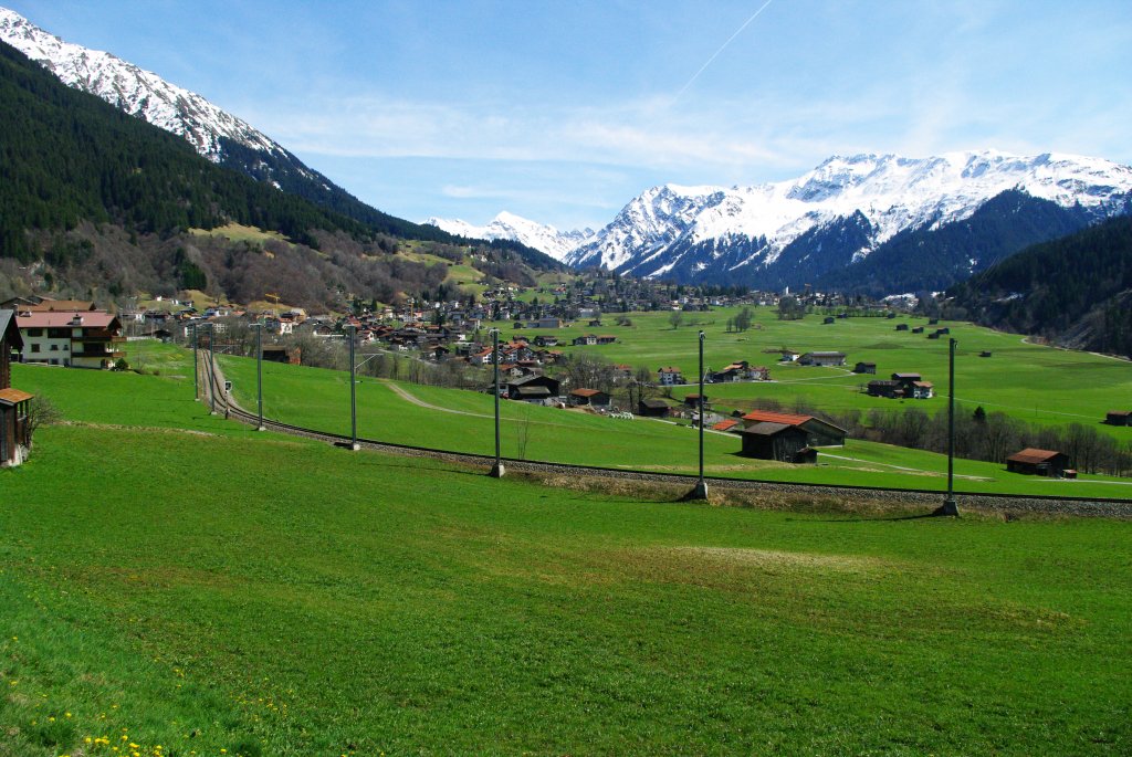 Prttigau mit Ausblick auf Klosters (03.04.2011)