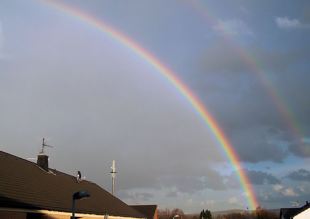 Regenbogen zwischen Euskirchen und Rheinbach - 27.03.2006