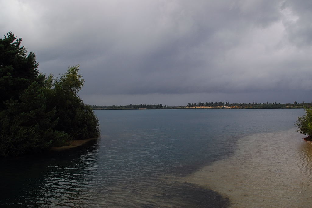 Reindersmeer mit Gewitterwolken am Sonntagsptnachmittag. 26.8.2012