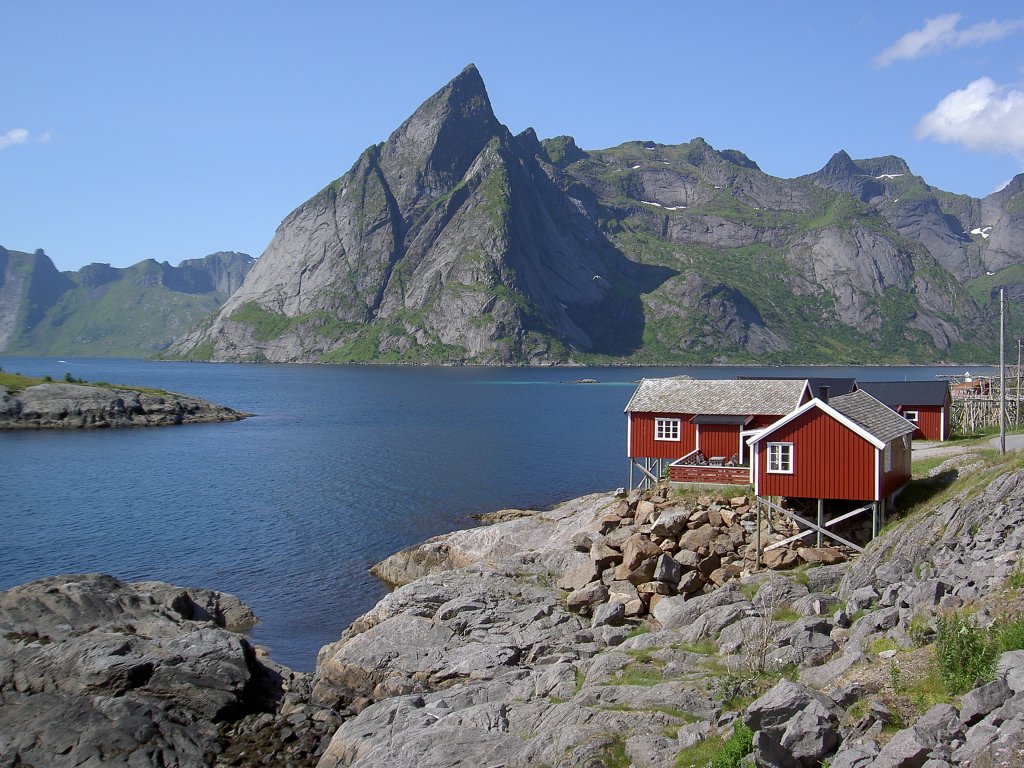 Reinefjord bei Hamnoy, Lofoten (30.06.2013)