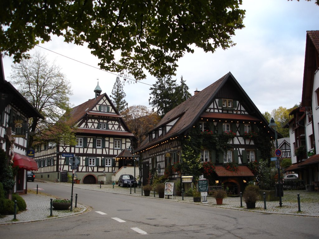 schnes Fachwerk im Weinort Zell-Weierbach
in der Ortenau,
2007