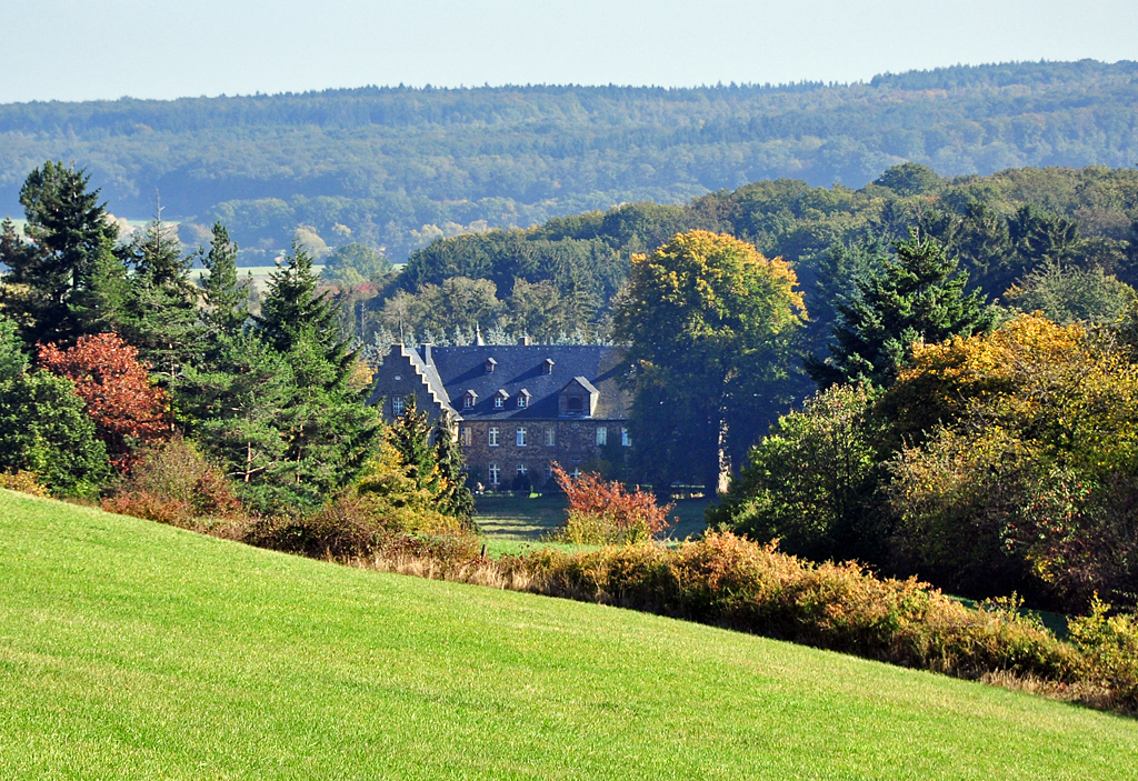 Schweinheimer Wald mit verstecktem Kloster im Herbst - 10.10.2012