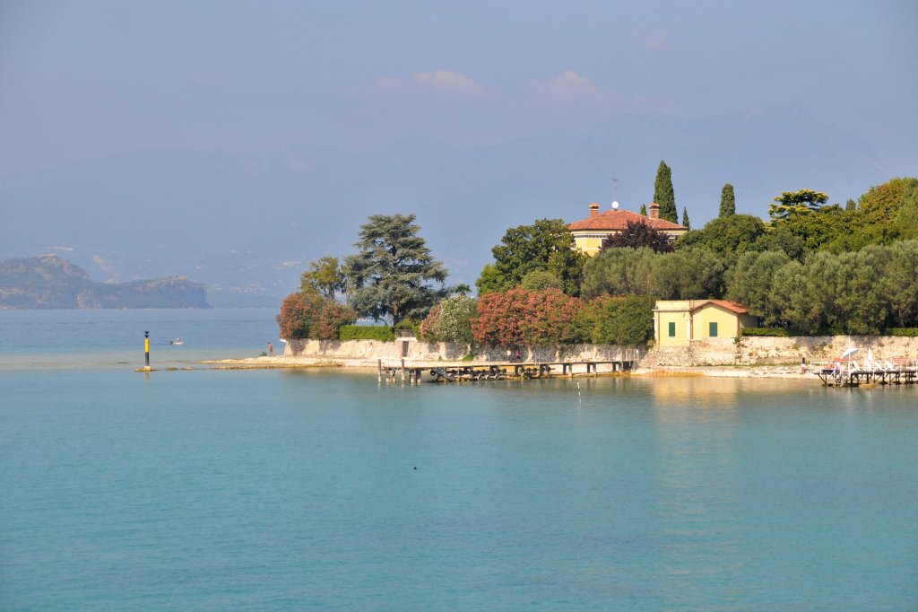 SIRMIONE, 30.09.2011, Blick auf die Nordspitze der Halbinsel Sirmione