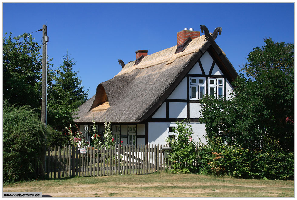 Sommer auf Usedom 2010: Ehemaliges Fischerhaus in Quilitz