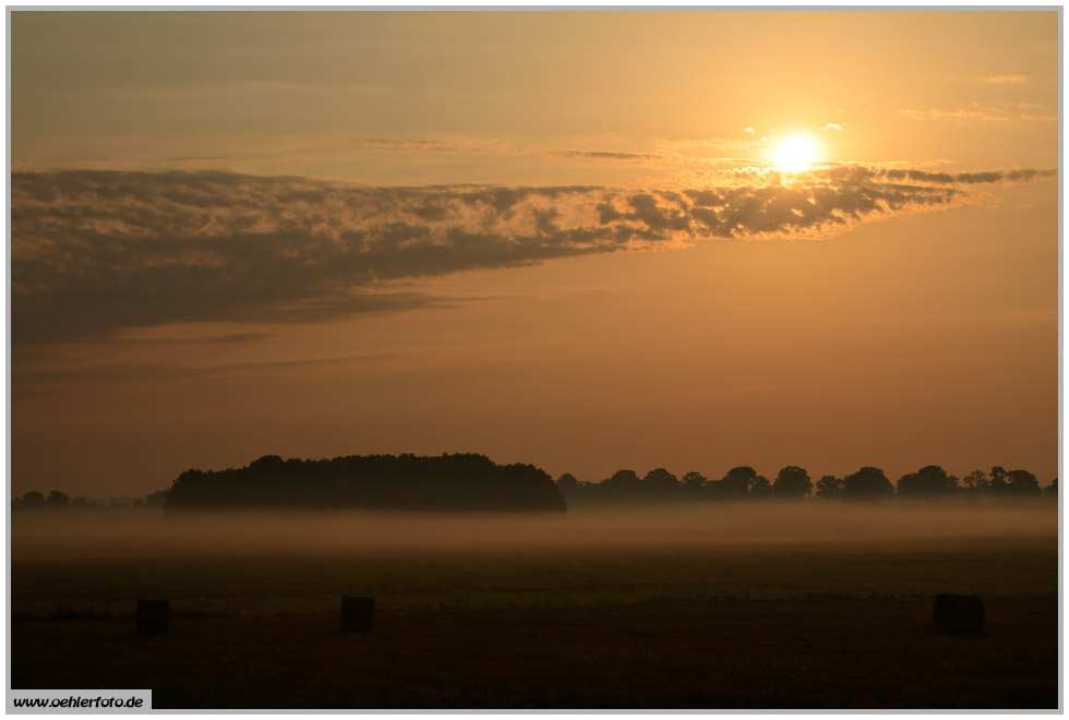 Sommer auf usedom 2010: Sonnenaufgang im Lieper Winkel