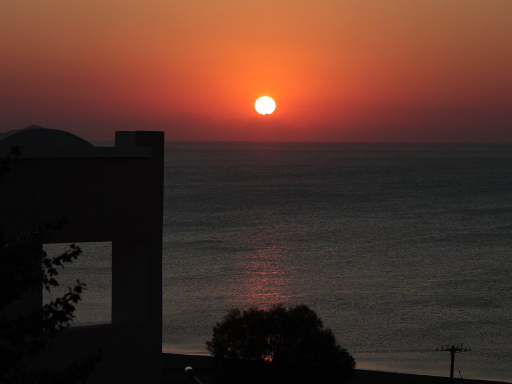 Sonnenaufgang am 06.10.2011 in Kiotari auf Rhodos (GR)