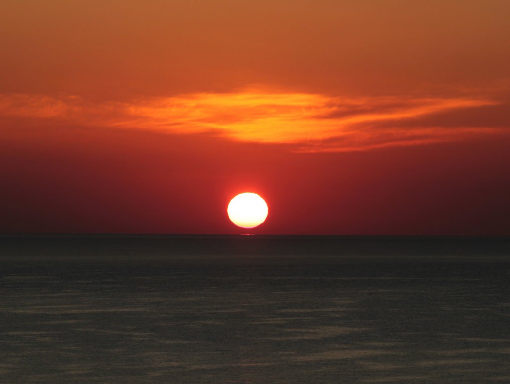 Sonnenaufgang am 07.10.2011 in Kiotari auf Rhodos (GR)