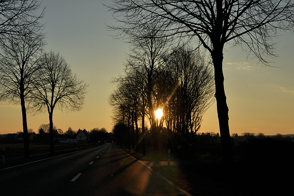 Sonnenaufgang bei Euskirchen - 21.02.2013