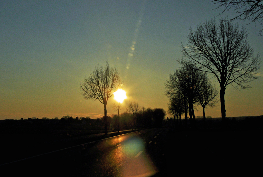 Sonnenaufgang bei Rheinbach - 21.02.2013