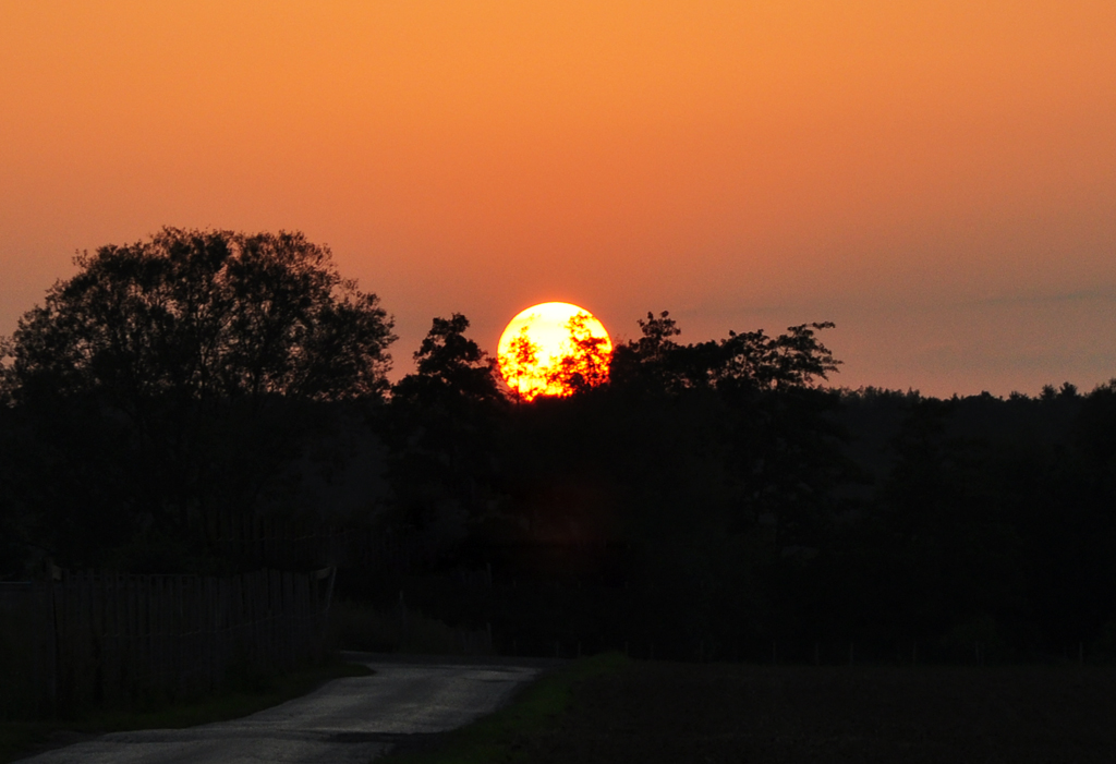 Sonnenuntergang bei Eu-Roitzheim - 17.09.2012