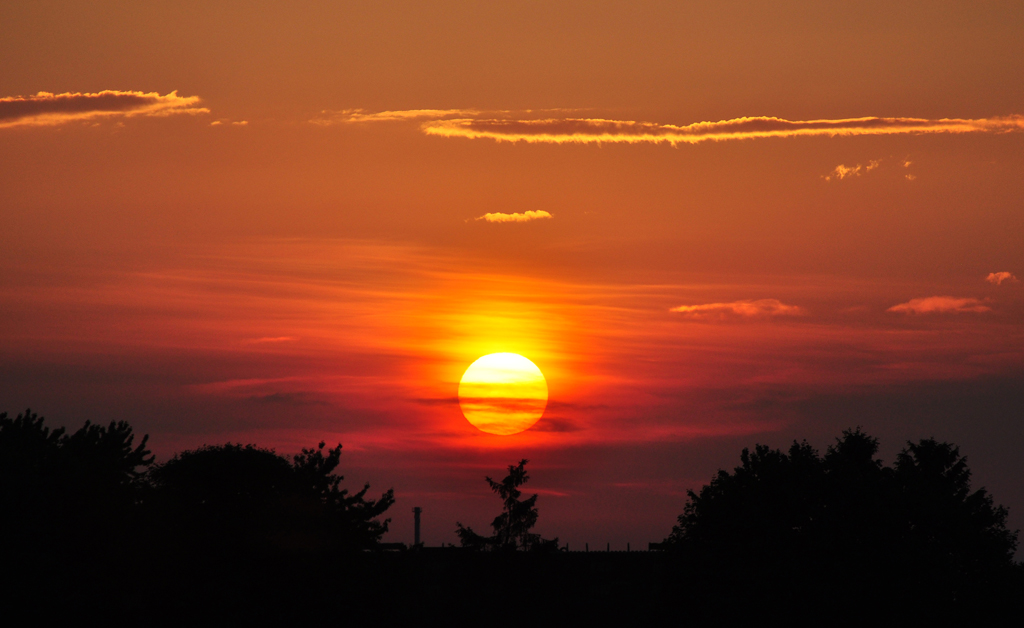 Sonnenuntergang bei Euskirchen - 11.06.2010