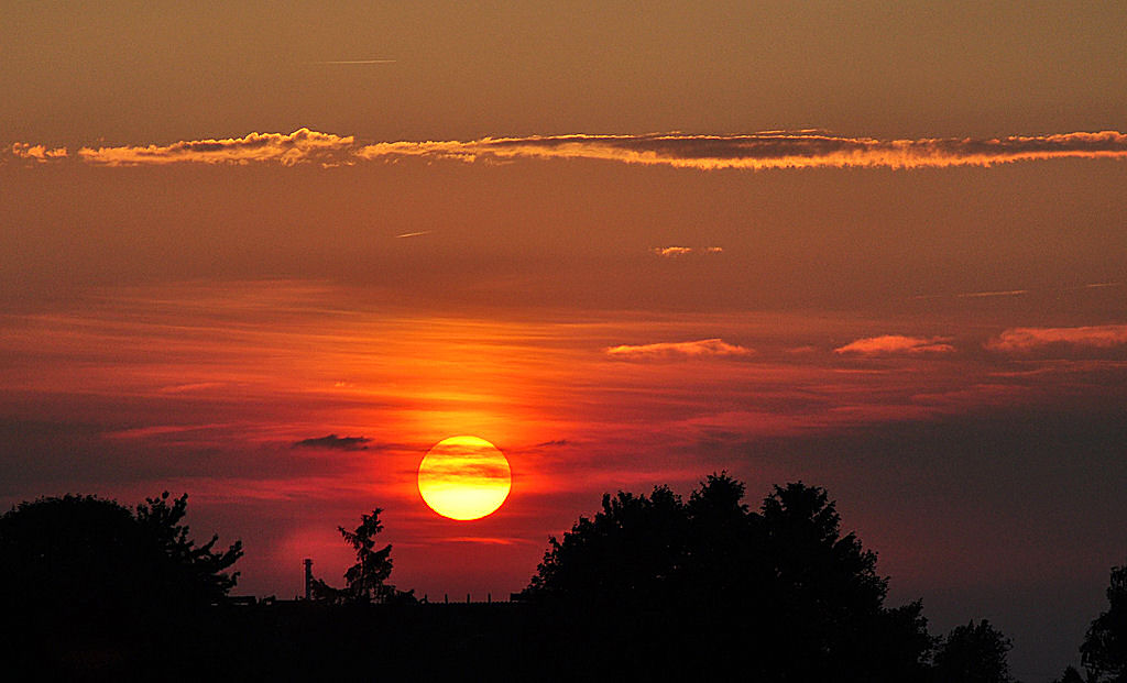 Sonnenuntergang bei Euskirchen - 11.06.2010