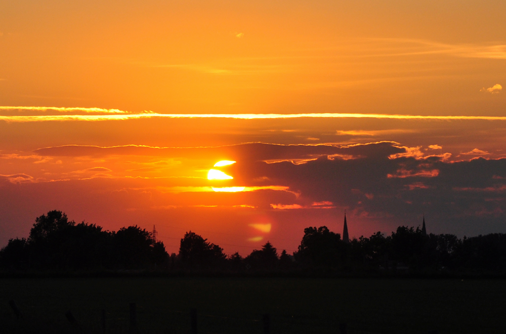 Sonnenuntergang in der Voreifel bei Euskirchen - 14.05.2011