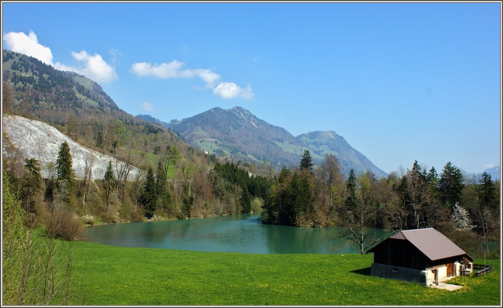 Stausee bei Lessoc.
(16.04.2011)
