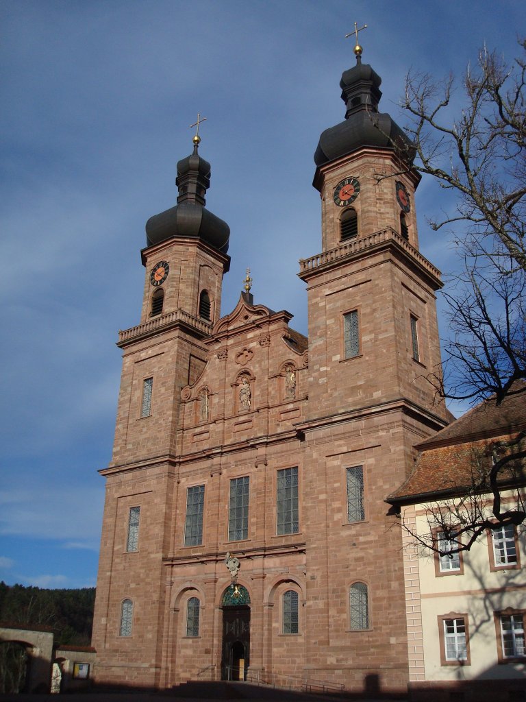 St.Peter/Schwarzwald,
Klosterkirche,
Nov.2009