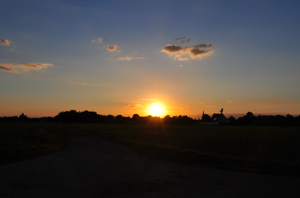 Und noch ein Sonnenuntergang bei Euskirchen - 14.05.2011