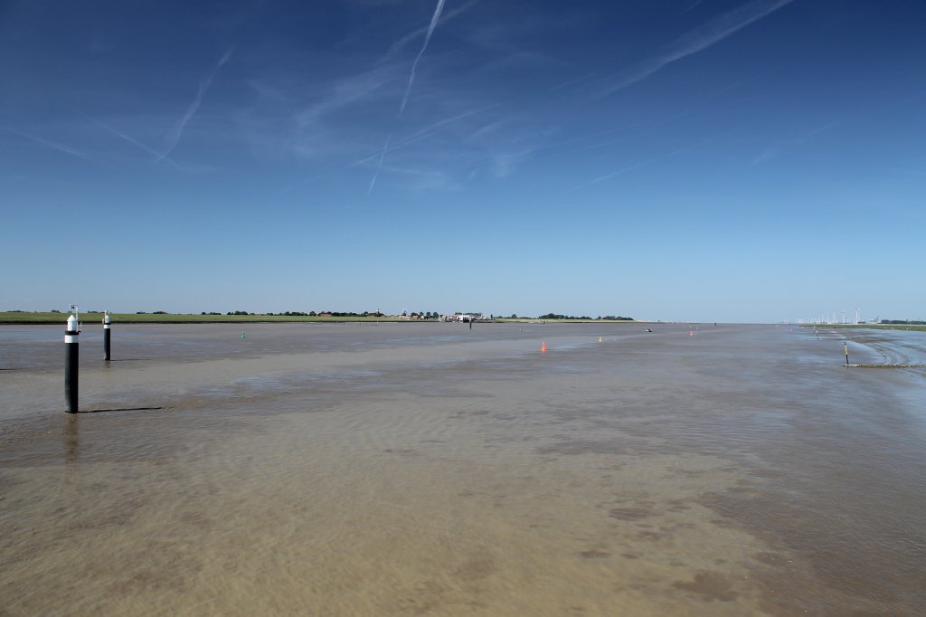 Wattenmeer bei Ebbe / Norddeich Juli 2012