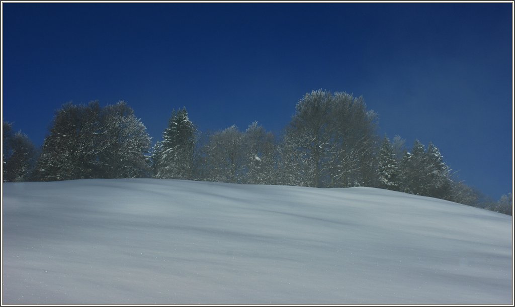 Winter Impression auf dem Les Pleiades.
(19.12.2012) 