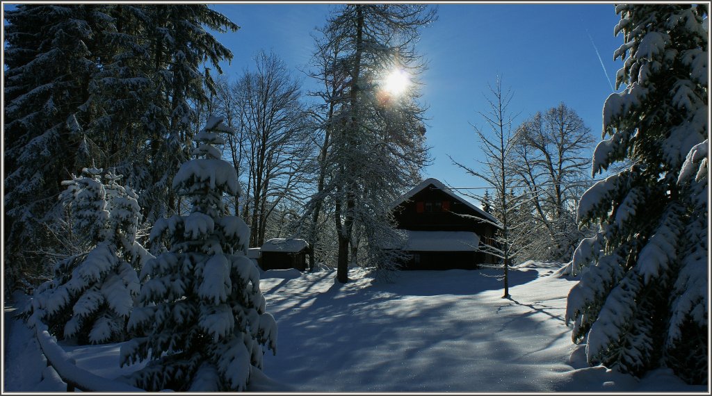 Winteridylle am Les Pleiades.
(19.11.2012)