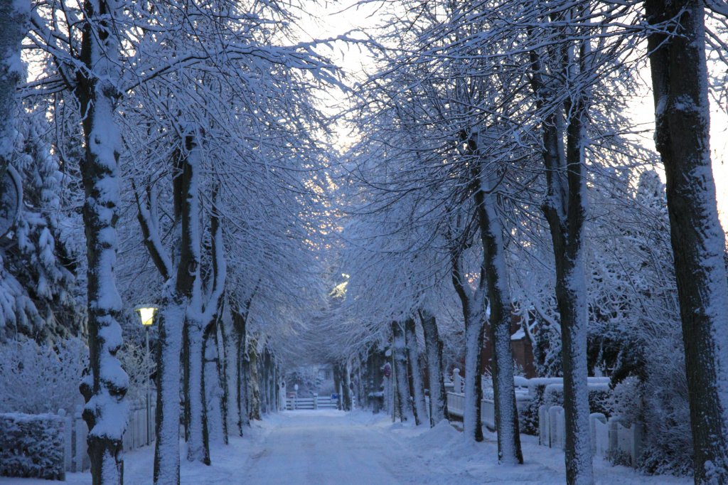 Wintermrchen in Wyk auf Fhr am 21.12.2010