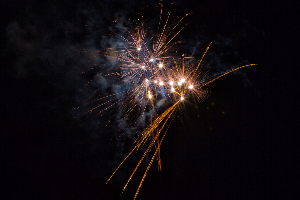 Zum Abschluss des Floriansfestes der FF Torgelow gab es, wie in den Jahren zuvor, ein grosses Feuerwerk. - Bilder von 2011 & 2012