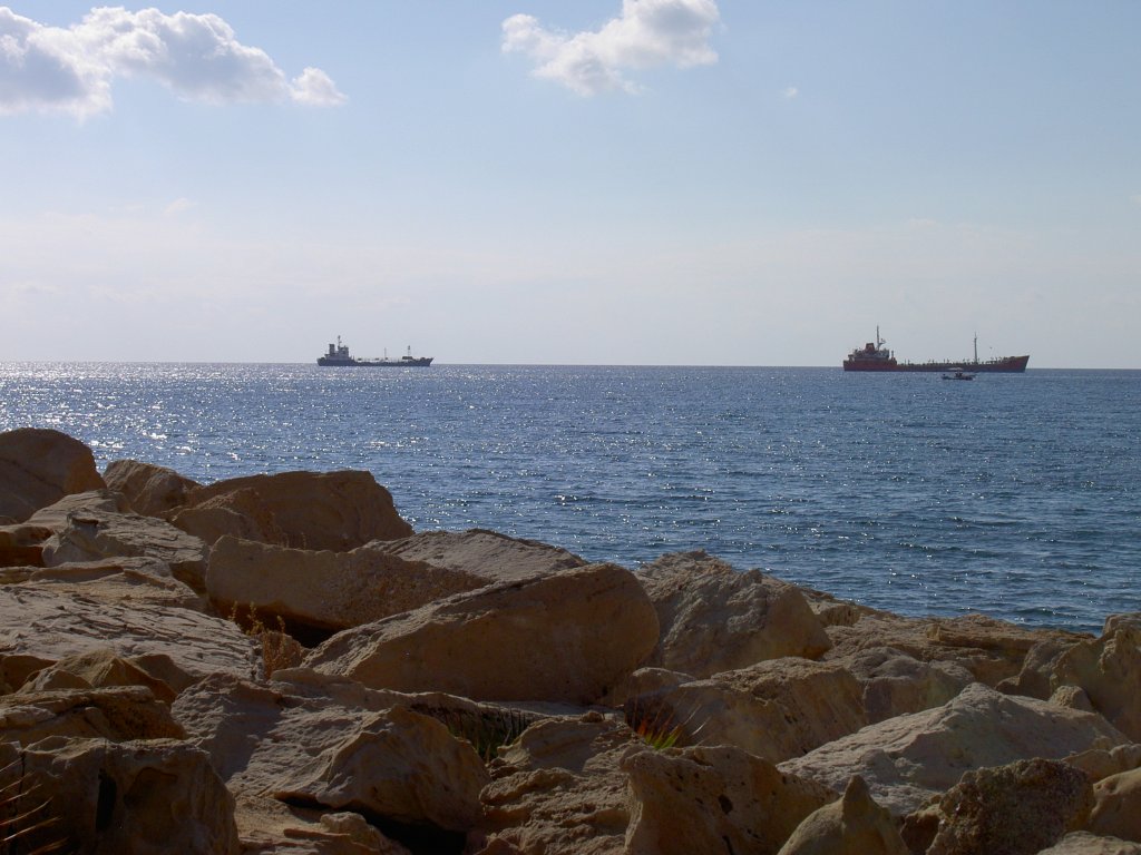 Zypern, Kolpos Strand bei Larnaka (14.11.2006)