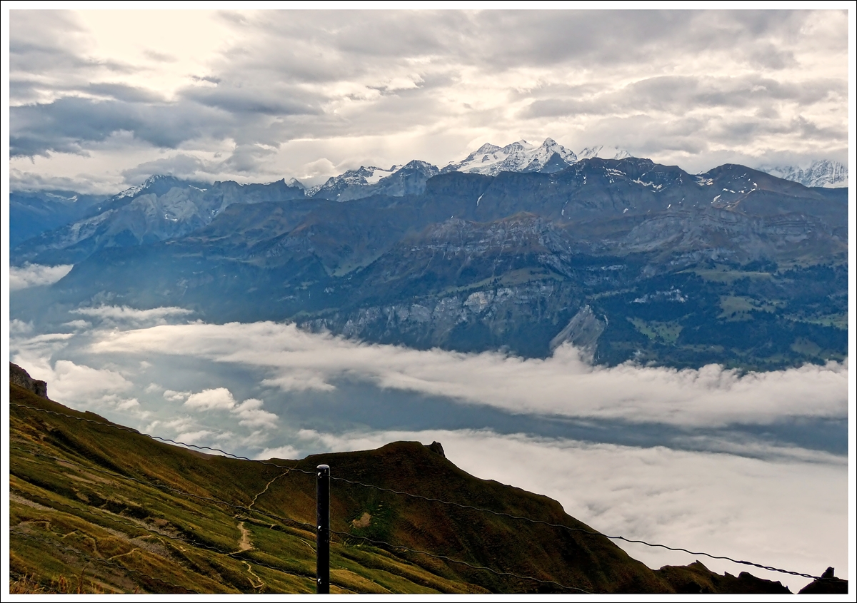 . Wetterumschwung am 29.09.2013 am Brienzer Rothorn. (Hans)