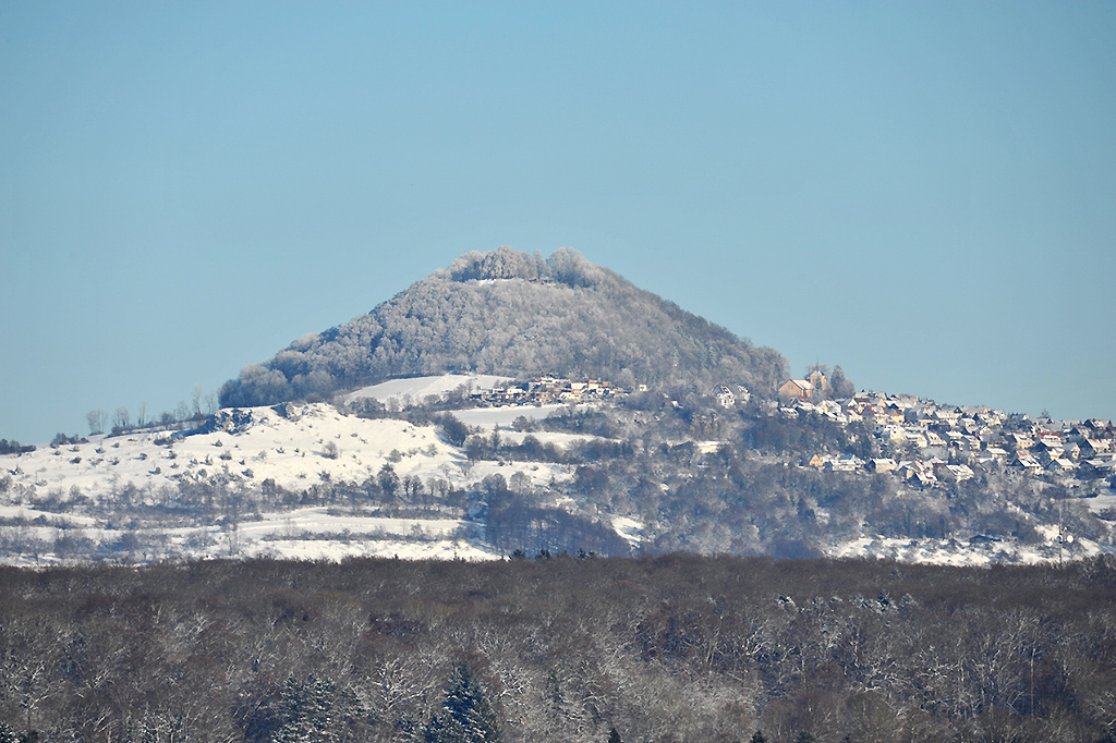 06.01.2017 Der Hohenstaufen an einem schönen und kalten Wintertag