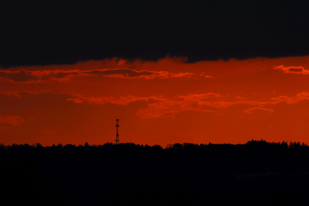 09.05.2014 Nach Sonnenuntergang vom Hohenstaufen Richtung Schurrwald