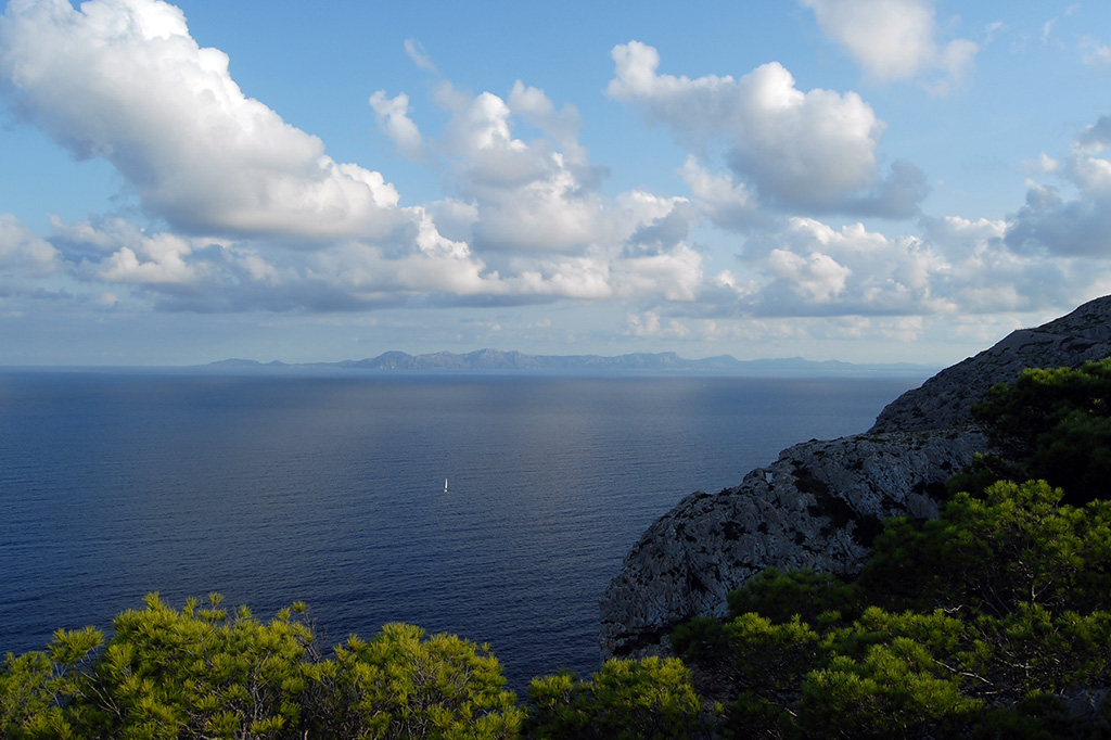 22.09.2017 Die Bucht von Pollenca vom Kap Formentor aus gesehen