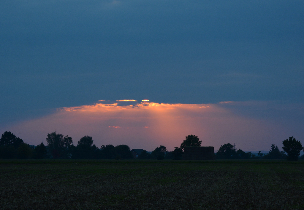 Abendstimmung über der Eifel - 01.09.2014