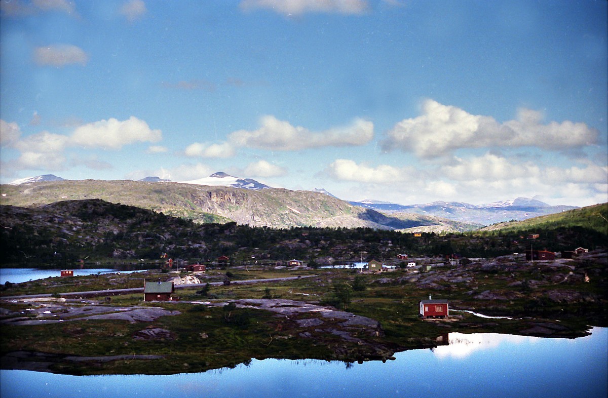 Abisko Nationalpark im schwedischen Lappland. Aufnahme: Juli 1985 (digitalisiertes Negativfoto).