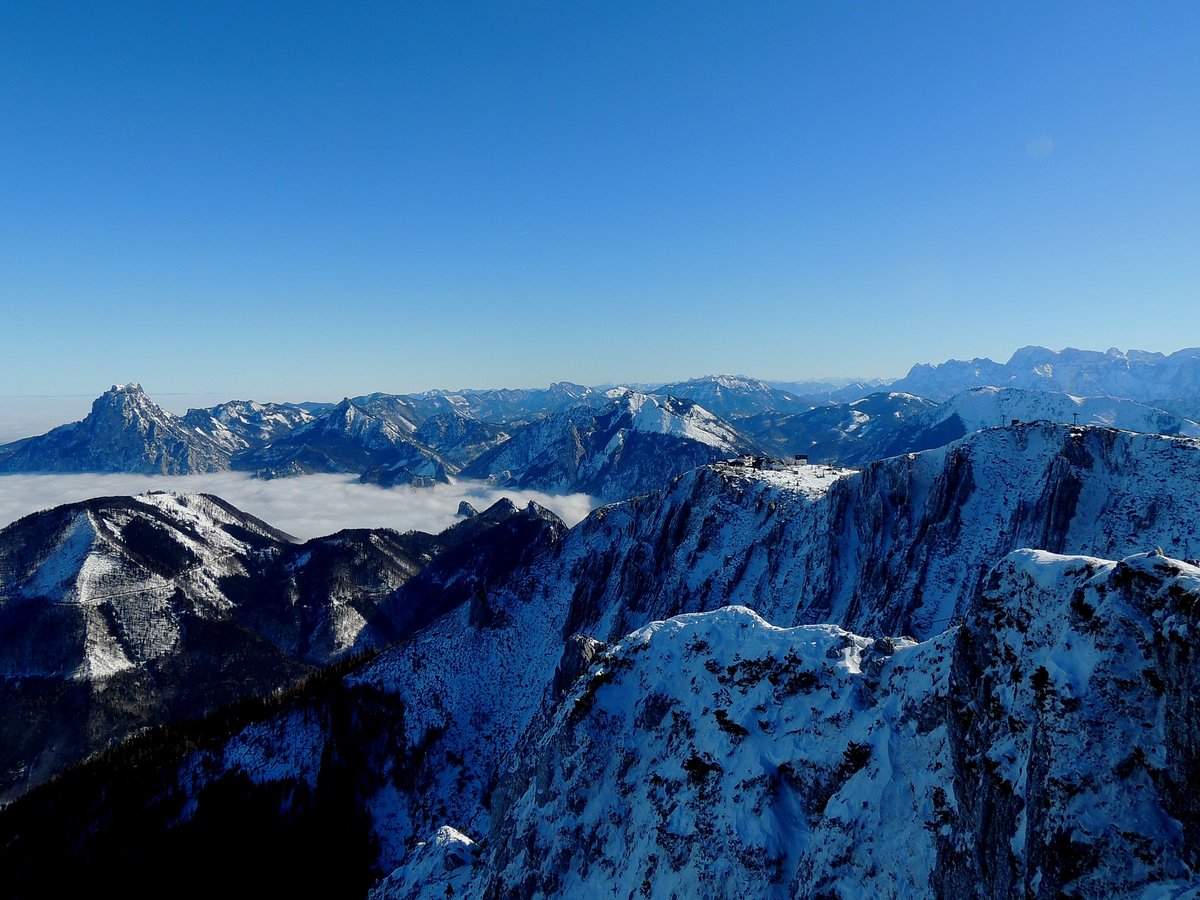 Alberfeldkogel 1709m, bietet einen sagenhaften Blick in Bergwelt Oberösterreichs; 150213