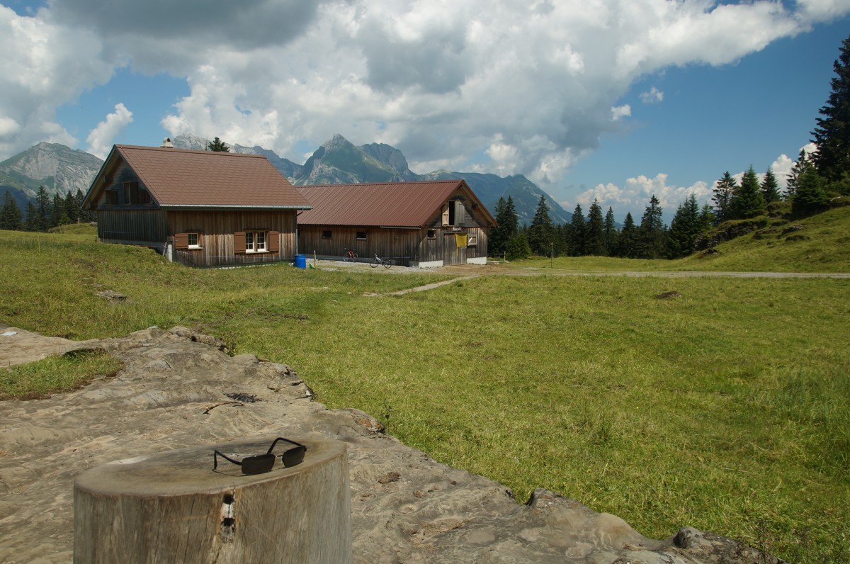 Alp Mittelstofel im Toggenburg am Fuss der Churfirsten (17.07.2014)