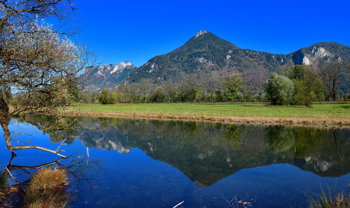 Am 26.10.2019 entstand an einem kleinen Weiher nahe Kirnstein im deutschen Inntal ein Bild. 