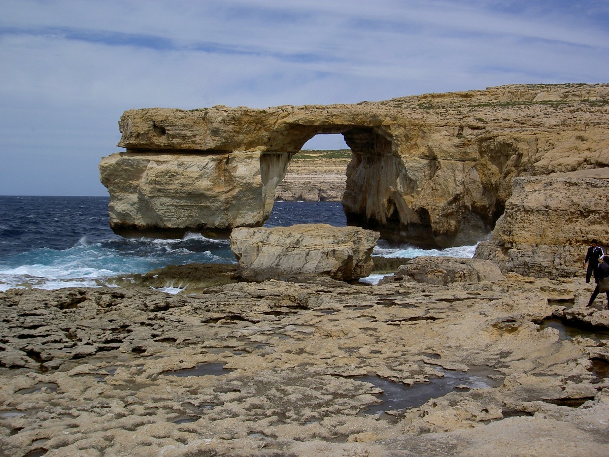 Am Azur Window auf Gozo (24.03.2014)