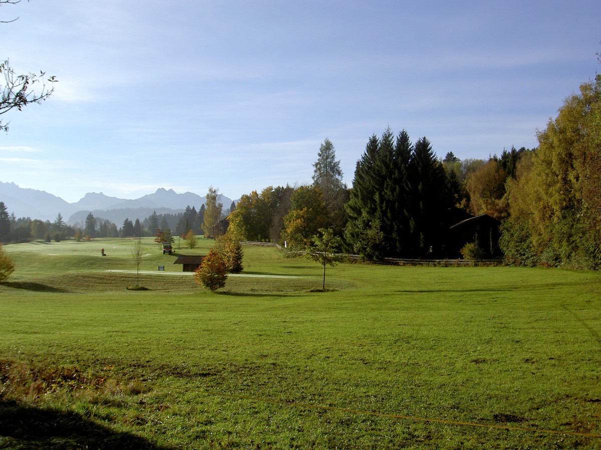 Am Golfplatz von Sigiswang, Oberallgäu (12.10.2014)