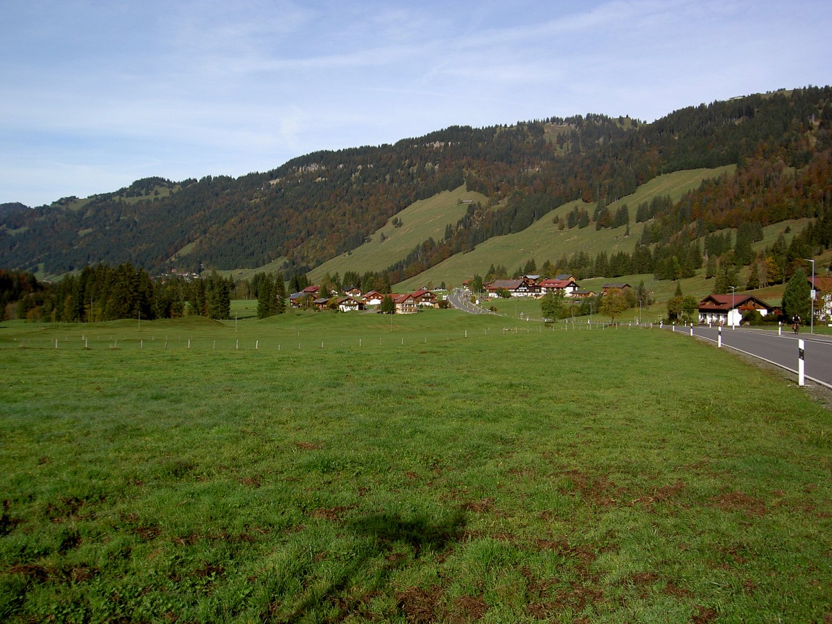 Am Riedbergpass bei Wäldle, Oberallgäu (12.10.2014)