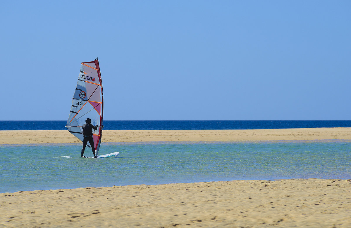 Am Strand vor El Paso auf der Insel Fuerteventura in Spanien. Aufnahme: 17. Oktober 2017.