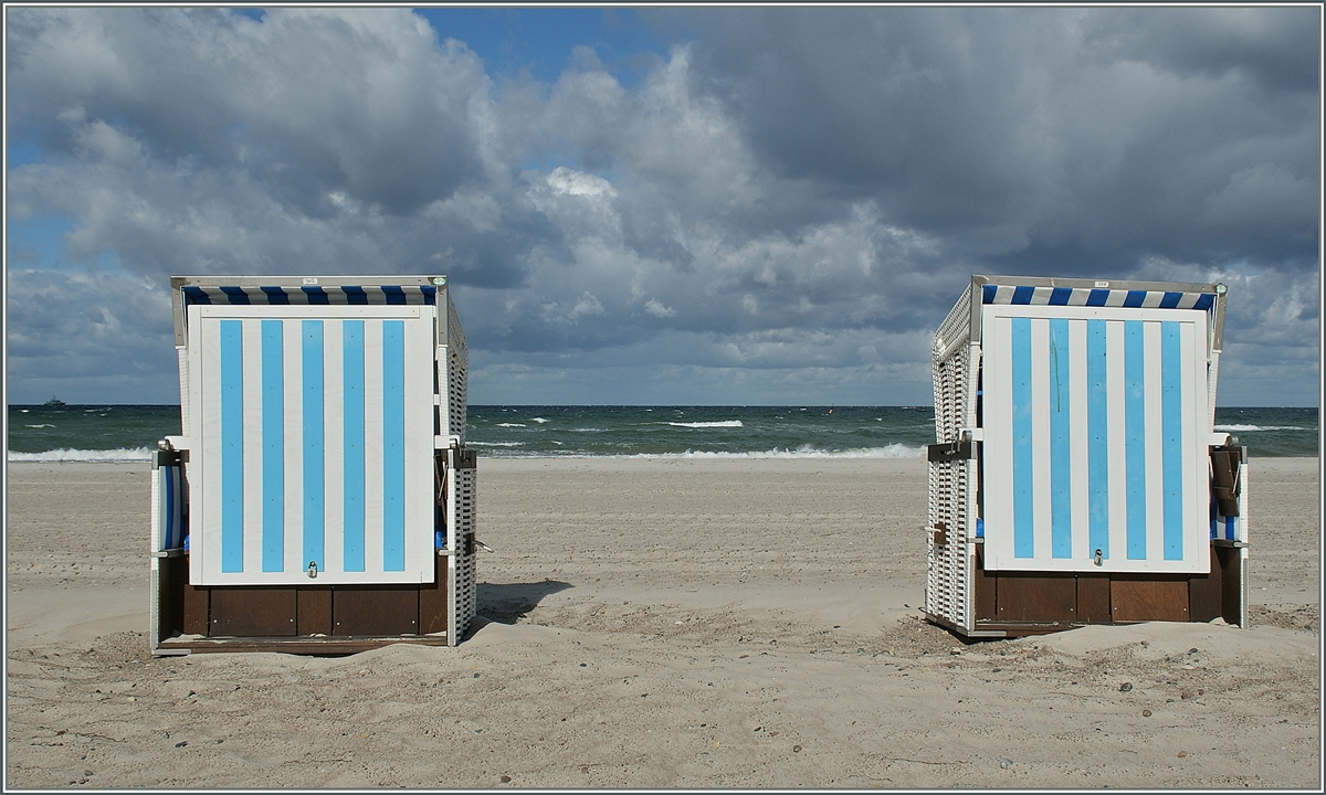 Am Strand von Warnemünde. 19. Sept. 2012