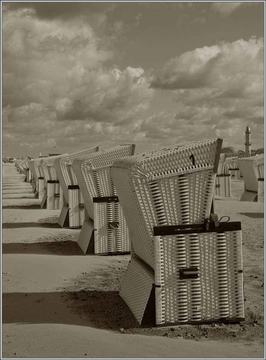 Am Strand von Warnemünde. 19. Sept. 2012