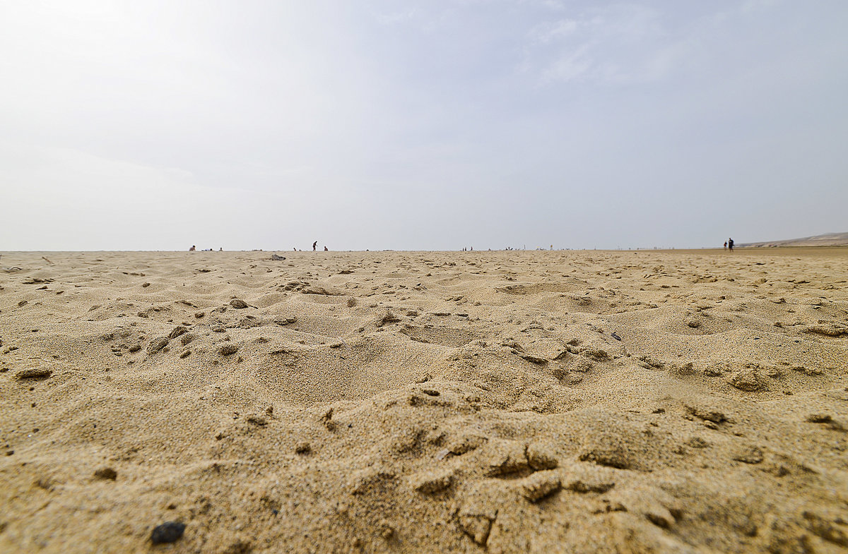 Am Strand zwischen Costa Calma und der Sotavento-Lagune auf der Insel Fuerteventura in Spanien. Aufnahme: 15. Oktober 2017.