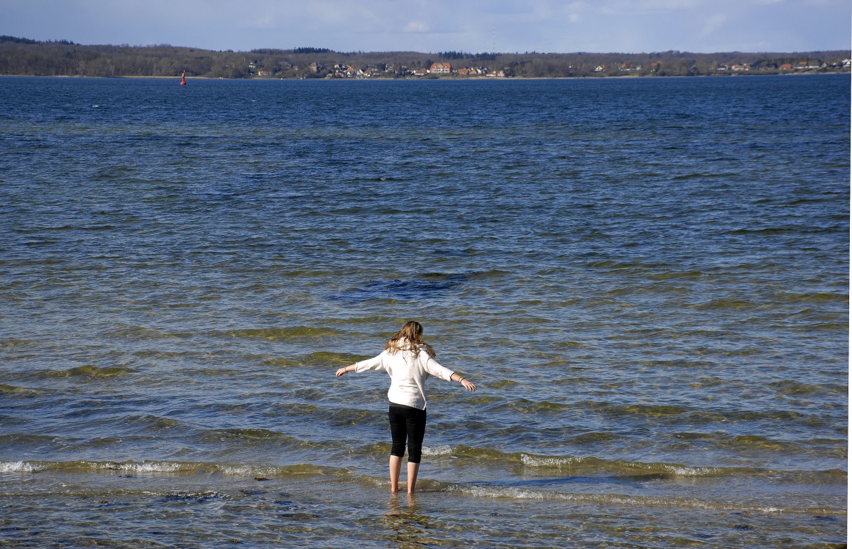 An der Flensburger Förde. Aufnahmedatum: 4. April 2015.