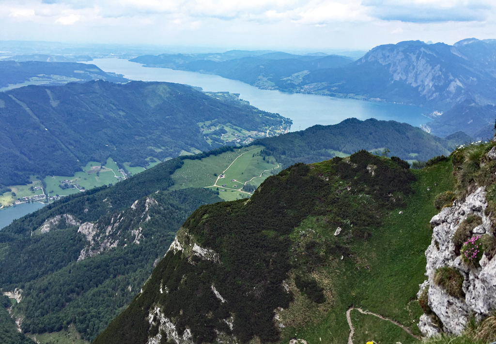 Attersee vom Schafberg aus gesehen - 12.06.2017